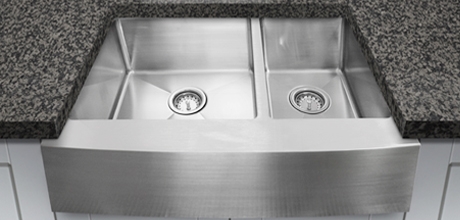 Double bowl sink LUX-DB755AF